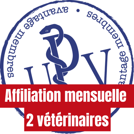 Affiliation (Abonnement mensuel) 2 vétérinaires